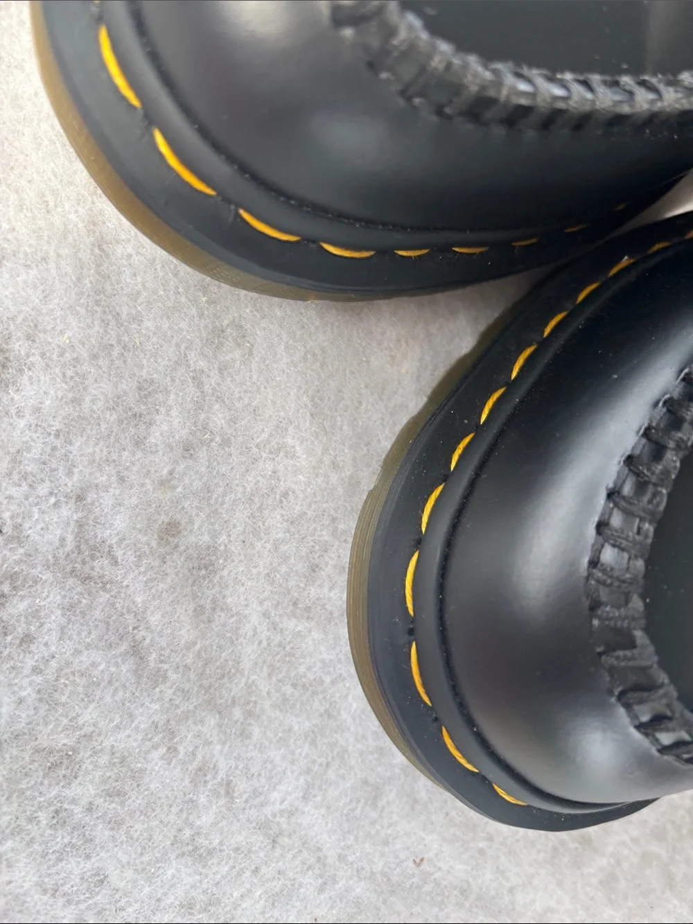 Dr. Martens Black Leather Penny Loafers